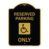 With NY Compliance Reserved Parking Only (With Access Icon)