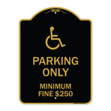 With Modified Isa Icon Parking Only Minimum Fine $250