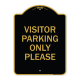 Visitor Parking Sign Visitor Parking Only Please