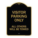 Visitor Parking Only All Others Will Be Towed