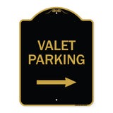Valet Parking with Right Arrow