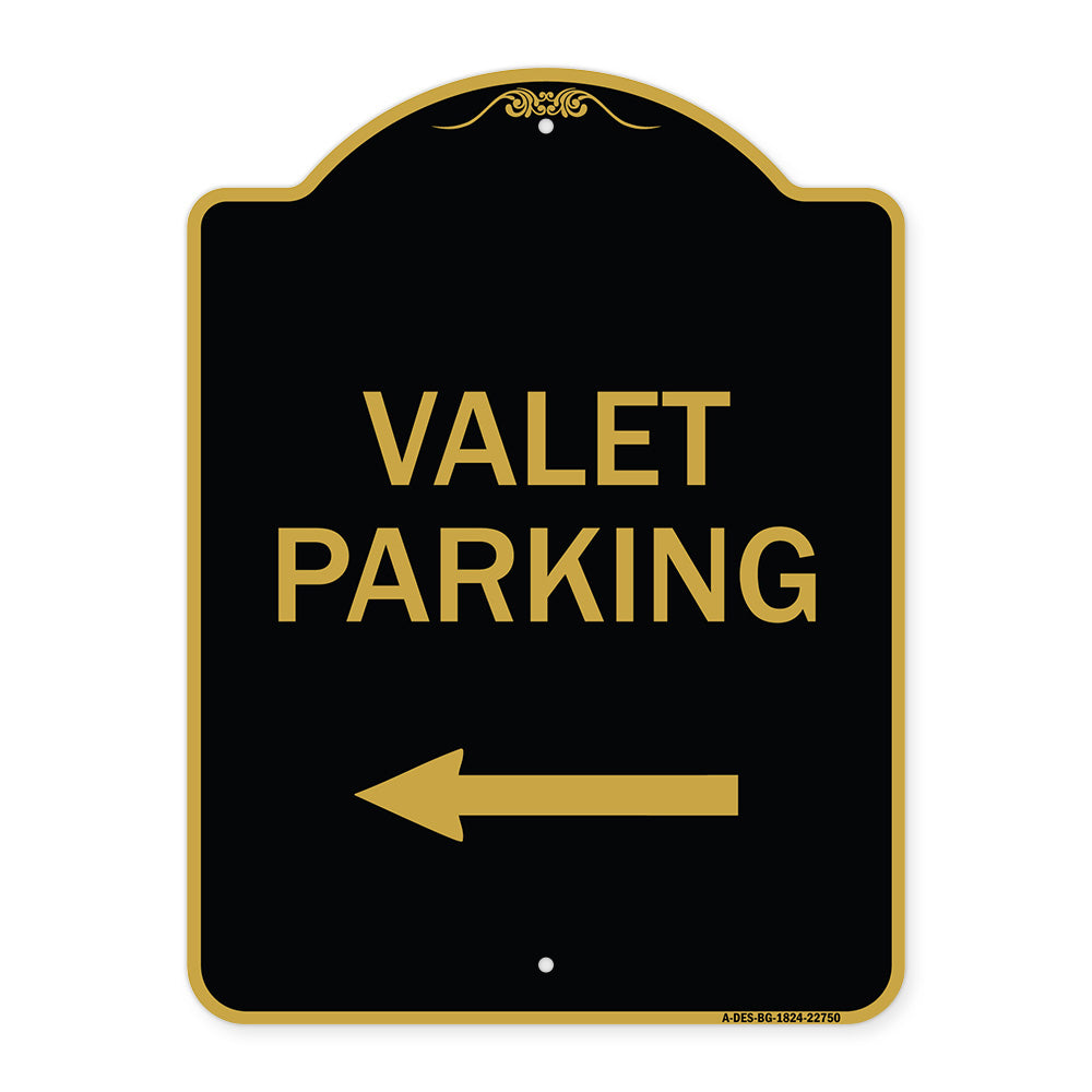 Valet Parking with Left Arrow
