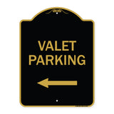 Valet Parking with Left Arrow