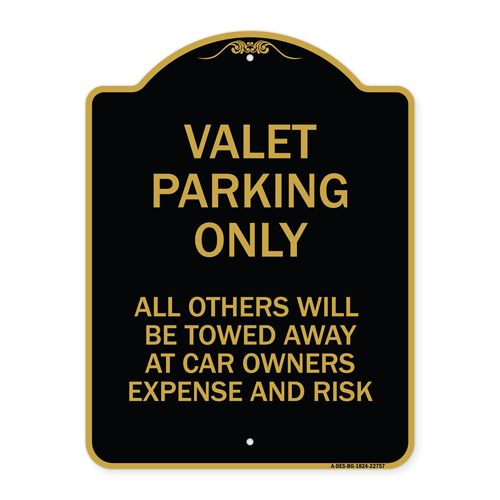 Valet Parking Only All Others Towed
