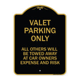 Valet Parking Only All Others Towed