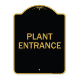 Traffic Entrance Sign Plant Entrance