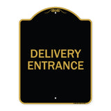Traffic Entrance Sign Delivery Entrance