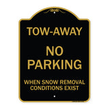 Tow-Away No Parking When Snow Removal Conditions Exist