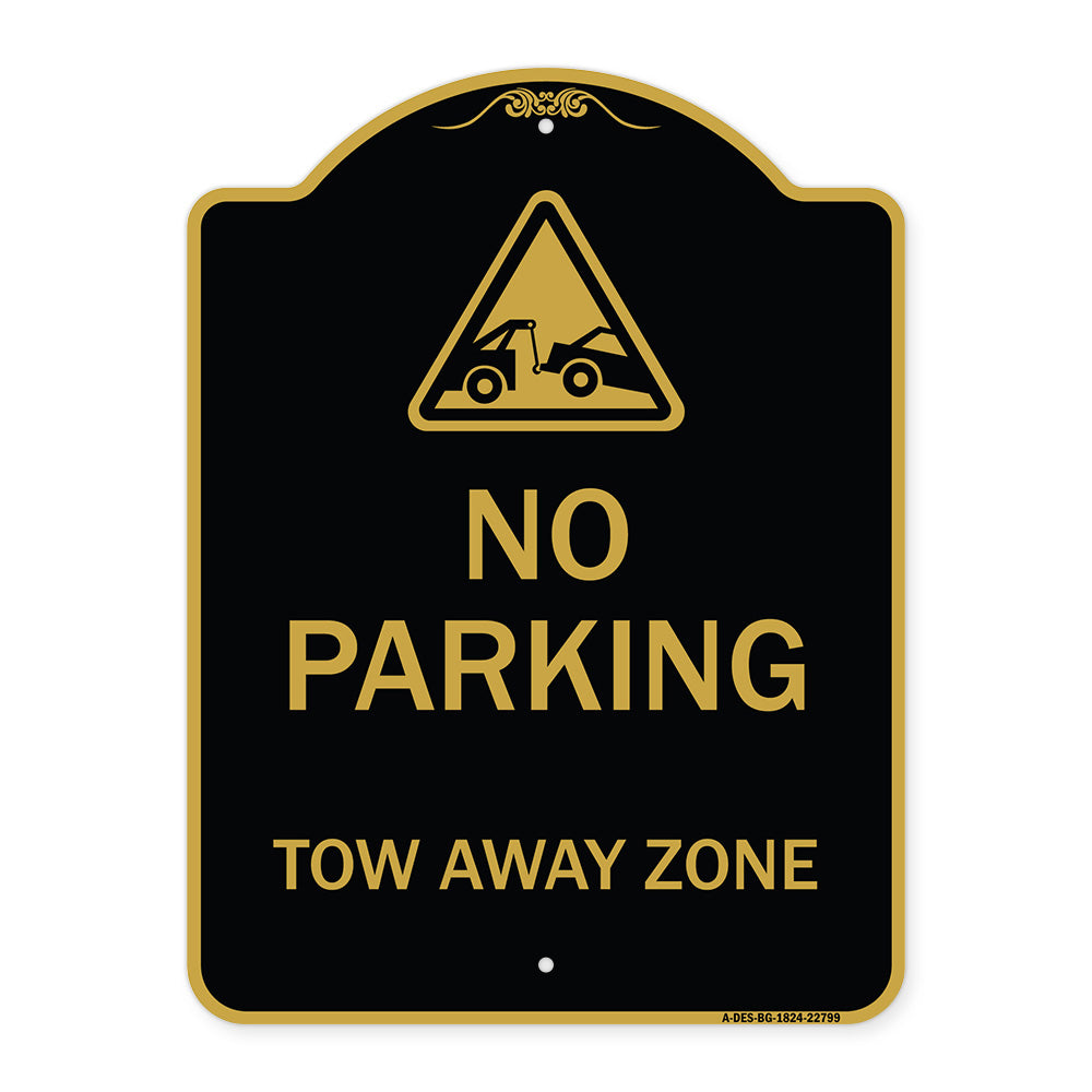 Tow Away Zone with Graphic