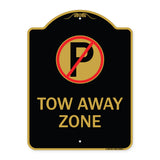 Tow Away Zone (No Parking Symbol)