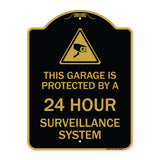 This Garage Is Protected by A 24 Hour Surveillance System