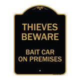Thieves Beware Bait Car on Premises