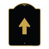 Straight Thru Sign - Straight Thru (Symbol) Sign