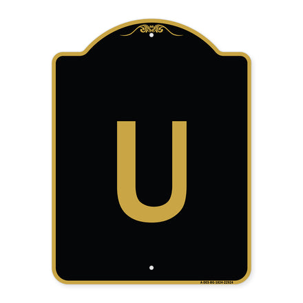 Sign with Letter U