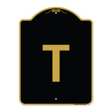 Sign with Letter T