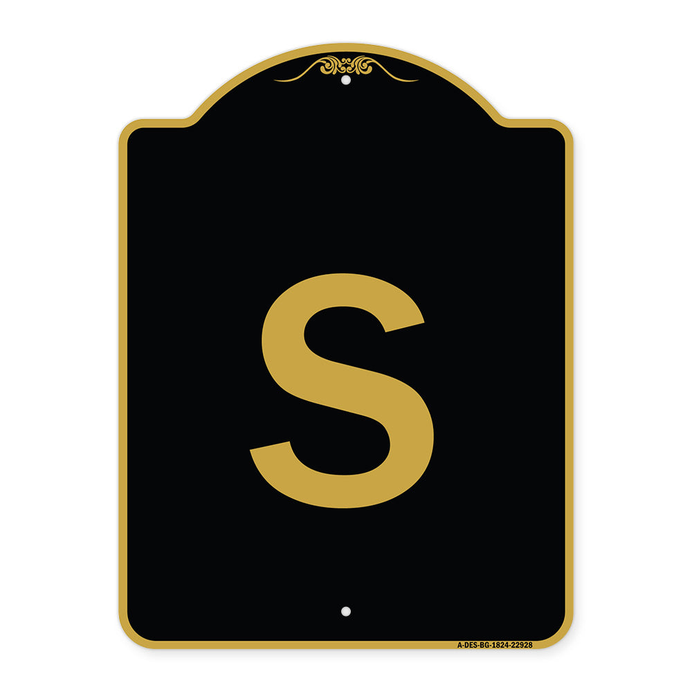 Sign with Letter S