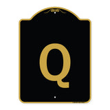 Sign with Letter Q