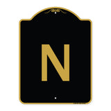 Sign with Letter N