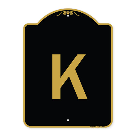 Sign with Letter K