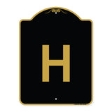 Sign with Letter H