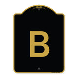 Sign with Letter B