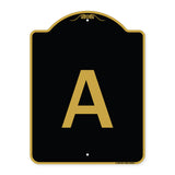Sign with Letter A