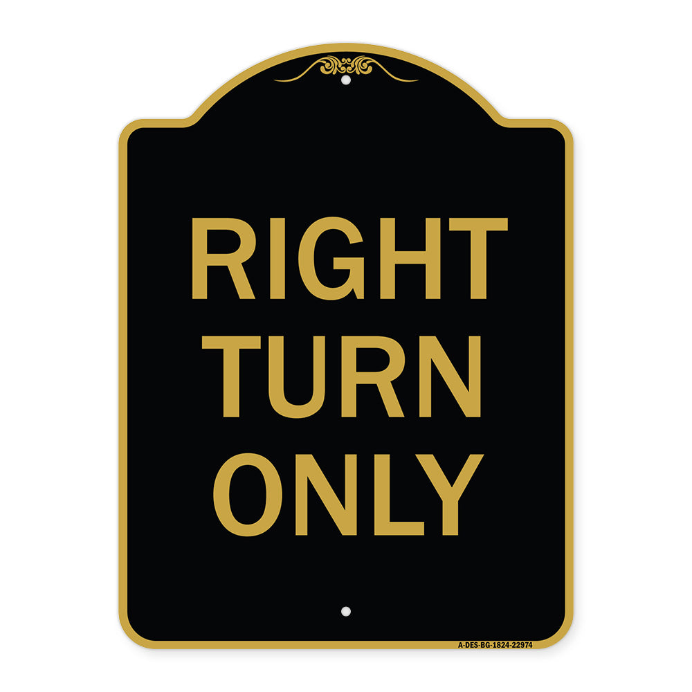 Right Turn Only