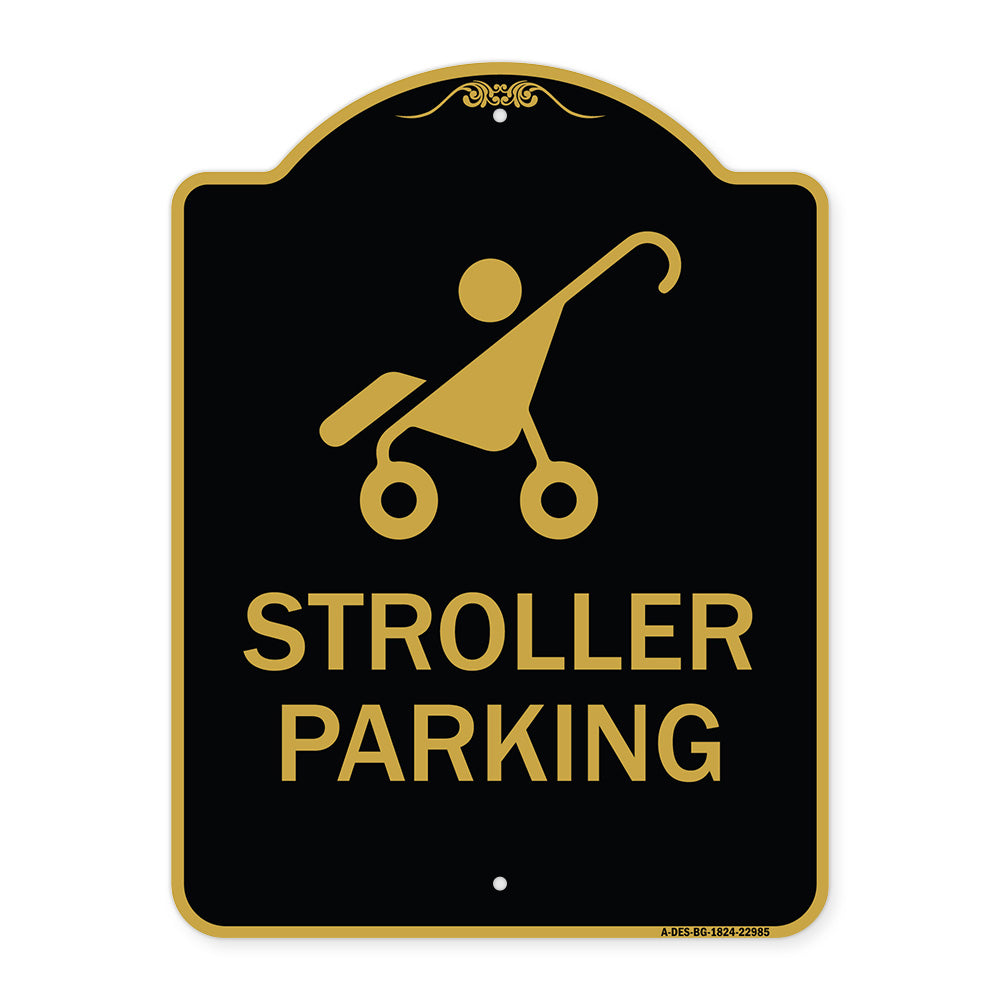 Reserved Stroller Parking (With Graphic)