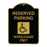 Reserved Parking Wheelchair Only (With Graphic)
