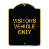 Reserved Parking Sign Visitor Vehicles Only