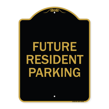 Reserved Parking Sign Future Resident Parking