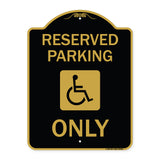 Reserved Parking Only (With Handicapped Symbol)