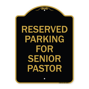 Reserved Parking for Senior Pastor