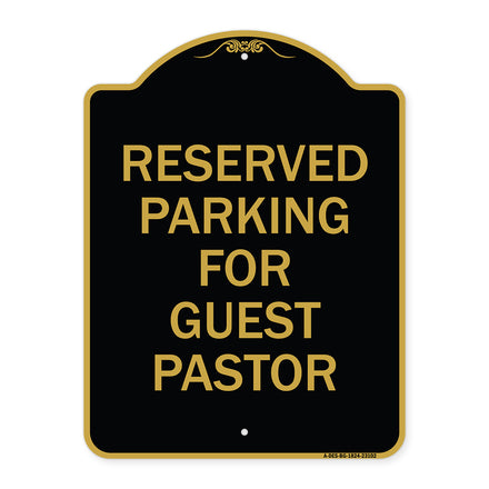 Reserved Parking for Guest Pastor