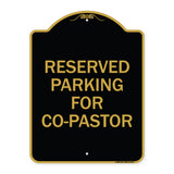Reserved Parking for Co-Pastor