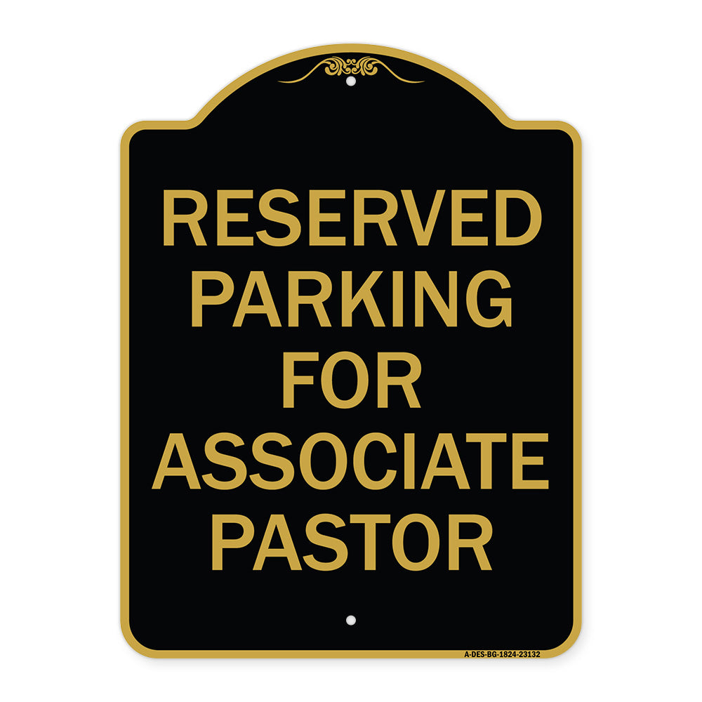 Reserved Parking for Associate Pastor