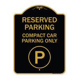Reserved Parking - Compact Car Parking Only (With Parking Symbol)