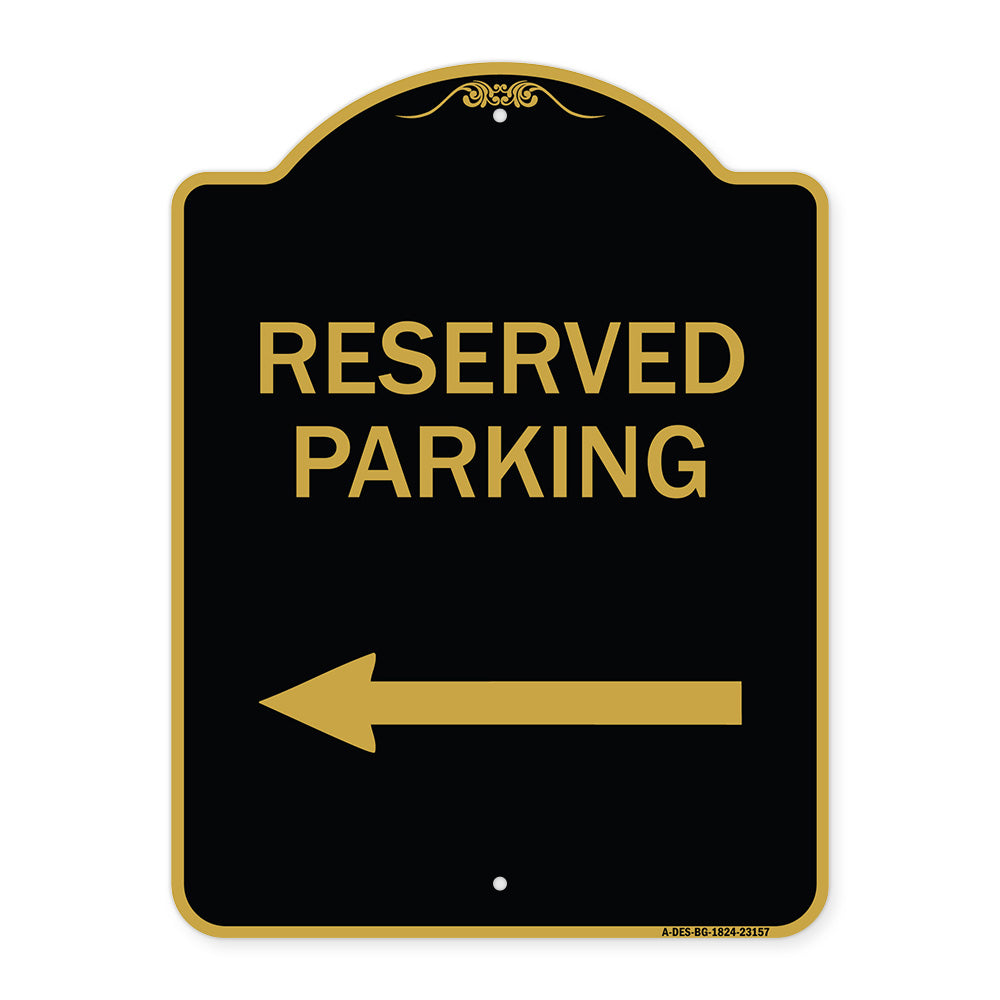 Reserved Parking (Left Arrow)
