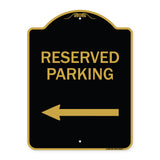 Reserved Parking (Left Arrow)