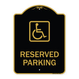 Reserved Parking (Handicapped Symbol) (Blue)
