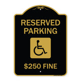 Reserved Parking $250 Fine (With Graphic)