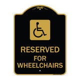 Reserved for Wheelchairs with Graphic