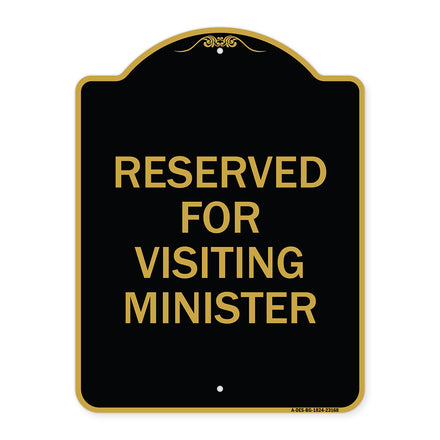 Reserved for Visiting Ministers