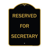 Reserved for Secretary