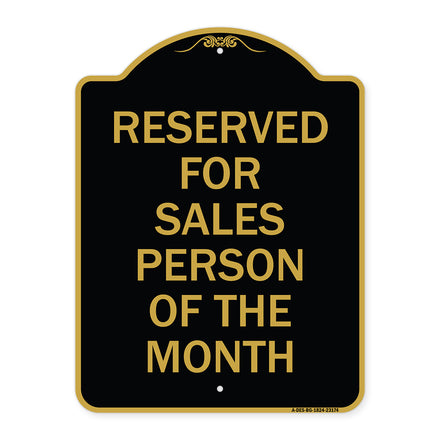 Reserved for Salesperson of the Month