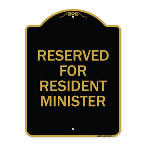 Reserved for Resident Minister