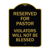 Reserved for Pastor Violators Will Not Be Blessed