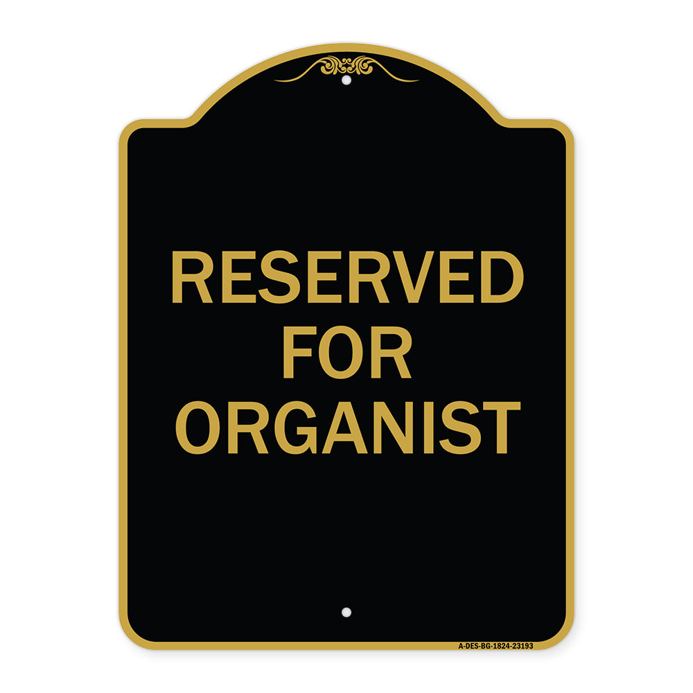 Reserved for Organist