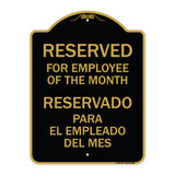 Reserved for Employee of the Month - Reservado Para El Empleado Del Mes