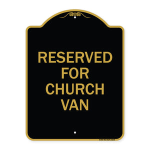 Reserved for Church Van